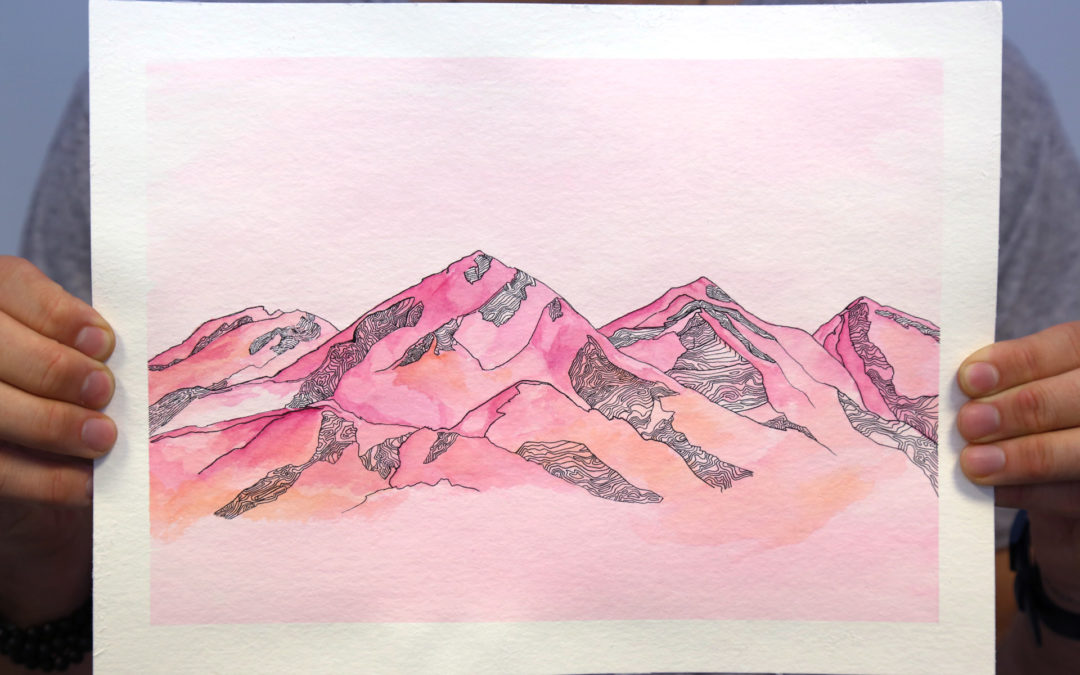 Pink Mountains I