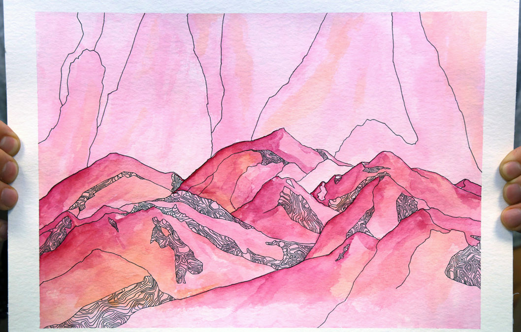Pink Mountains II