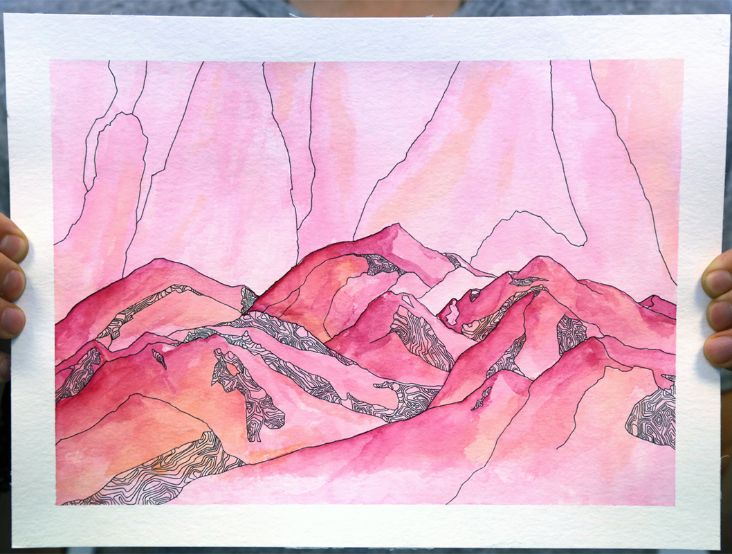 Pink Mountains II