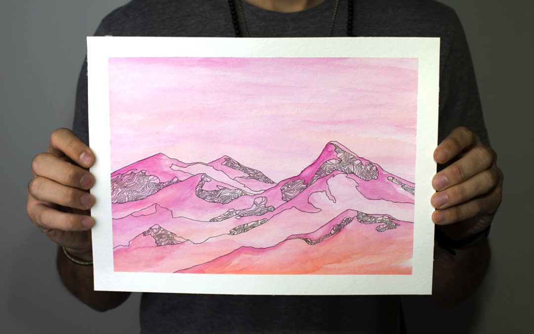 Pink Mountains IV